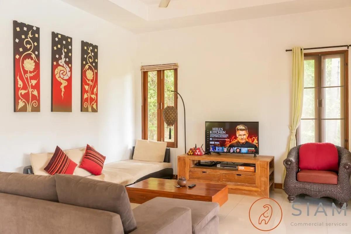 Sweet Heaven Villa 2Br Private Pool & Jungle View 苏梅岛 外观 照片