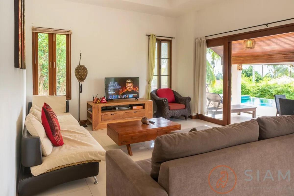 Sweet Heaven Villa 2Br Private Pool & Jungle View 苏梅岛 外观 照片